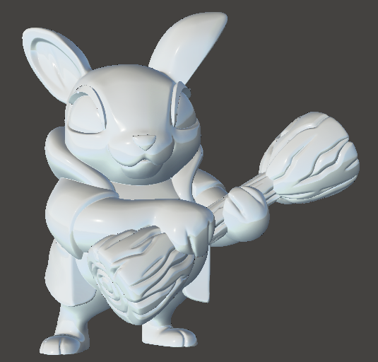 Capsule Chibi - Mochi Bunny - Kine / Pestle