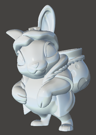 Capsule Chibi - Mochi Bunny - Usu / Mortar