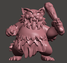 Load image into Gallery viewer, Capsule Chibi - Nyanderthal (Bone) - - Cat / Neko Neanderthal

