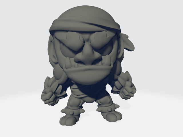 Capsule Chibi - Orc Party (Brawler)