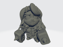 Load image into Gallery viewer, Capsule Chibi - Female Dwarf Skullsplitter / Fighter / Warrior
