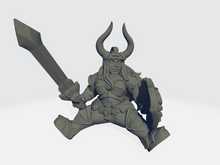 Load image into Gallery viewer, Miniatures of Madness - Dwarf - Rider Queen
