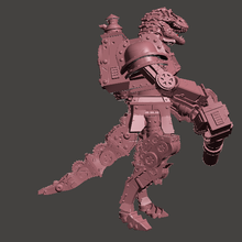 Load image into Gallery viewer, FossilPunk Foundry - Saurotamaton Raptor W/Scattergun
