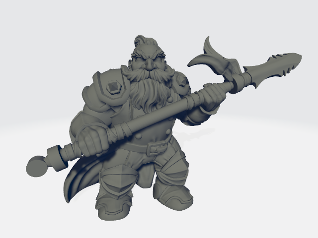 Miniatures of Madness - Dwarf - Soldier #2