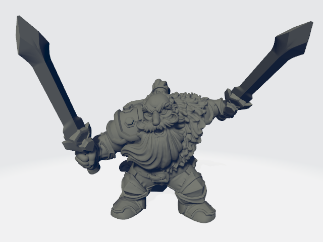 Miniatures of Madness - Dwarf - Soldier #5