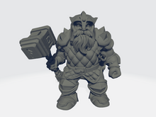 Load image into Gallery viewer, Miniatures of Madness - Dwarf - Soldier W/Helmet #1
