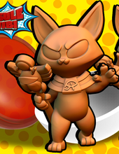 Load image into Gallery viewer, Capsule Chibi - Sphynx the Catmancer - Egyptian Cat Wizard
