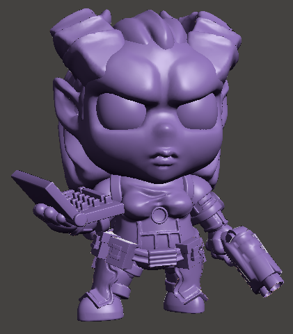 Celia Miniatures - Tiefling Hacker