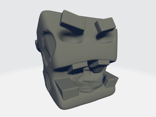 Capsule Chibi - Small Tofu Monster