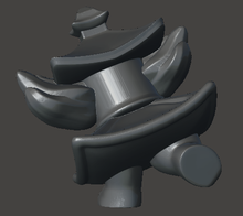 Load image into Gallery viewer, Capsule Chibi - Possessed Tōrō (Running)
