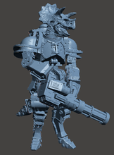 Load image into Gallery viewer, FossilPunk Foundry - Saurotamaton Triceratops W/Autocannon
