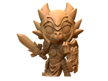 Load image into Gallery viewer, Capsule Chibi - Dragonfolk Paladin
