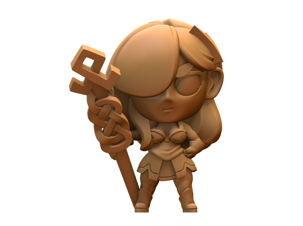 Capsule Chibi - Thunder Mage (Standing)