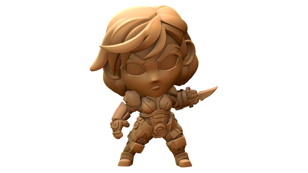 Capsule Chibi - Alien Dating Sim - Female Shepard