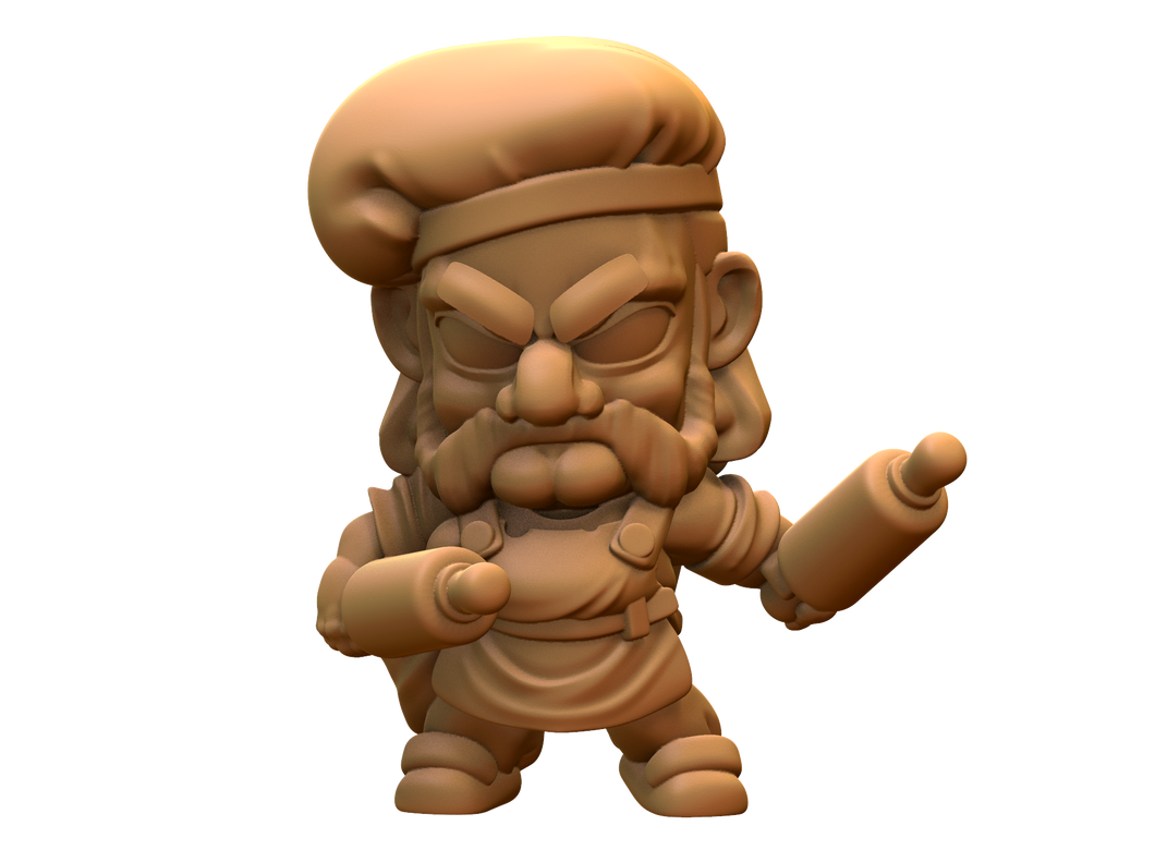 Capsule Chibi - Baker (Rolling Pins)