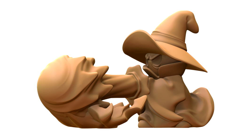 Capsule Chibi - Black Mage W/Spell