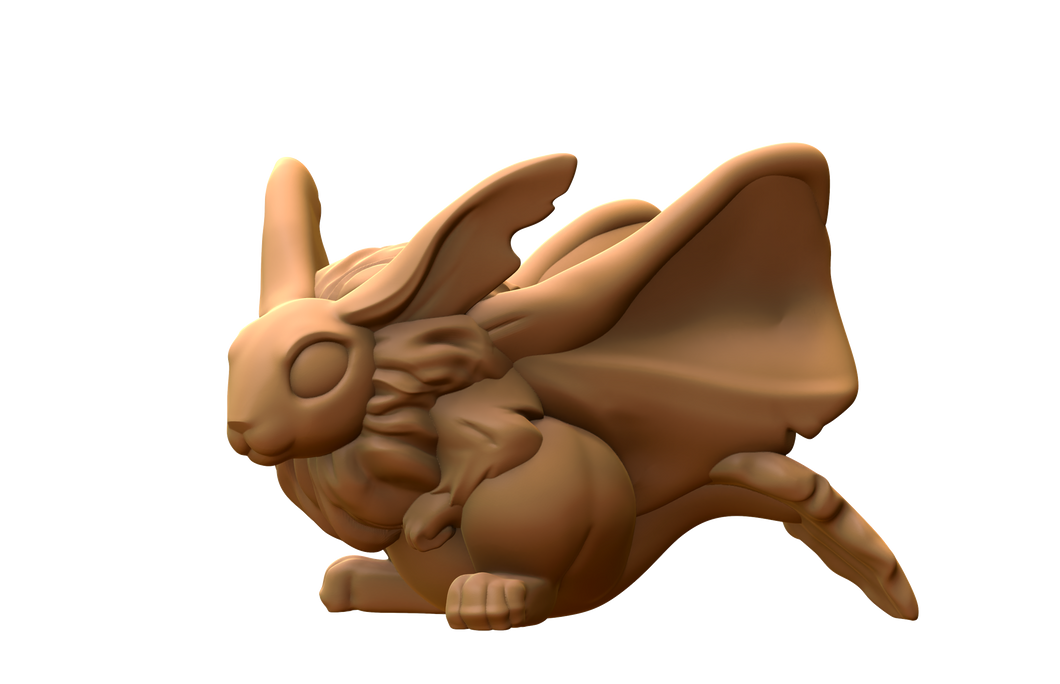 Capsule Chibi - Flybun (Sitting) - Bunny Moth