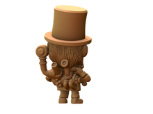 Load image into Gallery viewer, Capsule Chibi - Steampunk Abe Lincoln
