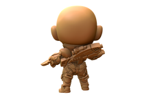 Load image into Gallery viewer, Capsule Chibi - Alien Dating Sim - Male Shepard
