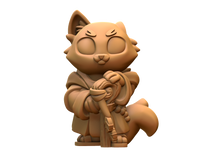 Load image into Gallery viewer, Capsule Chibi - Merlin the Cleric Cat
