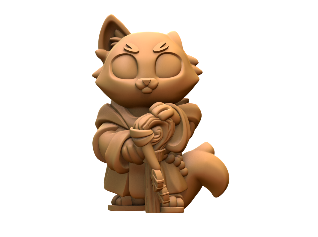 Capsule Chibi - Merlin the Cleric Cat