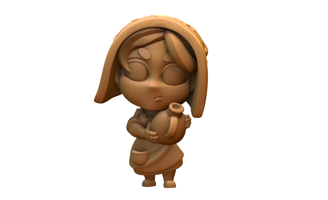 Capsule Chibi - Milkmaid (Jug)