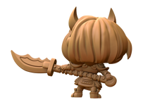 Load image into Gallery viewer, Capsule Chibi - Naginata Oni
