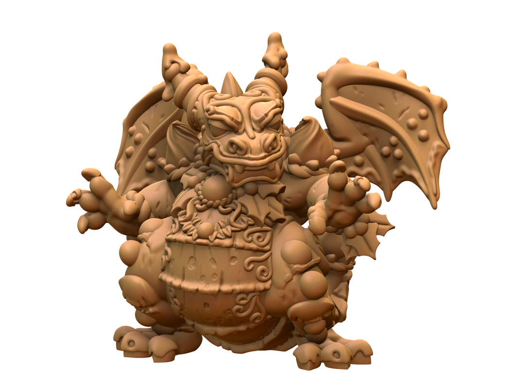 Capsule Chibi - Gingerbread Dragon