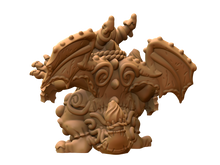 Load image into Gallery viewer, Capsule Chibi - Gingerbread Dragon
