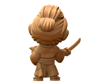 Load image into Gallery viewer, Capsule Chibi - Neko Samurai W/Kitten and Sword
