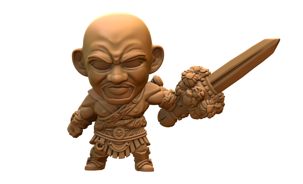 Capsule Chibi - Bardbarian (Sword)