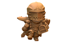 Load image into Gallery viewer, Capsule Chibi - Overencumbered Knight
