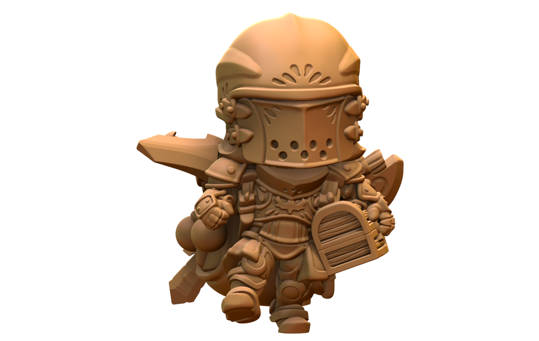 Capsule Chibi - Overencumbered Knight