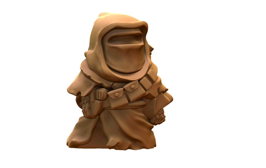 Capsule Chibi - Space Wars - Levi the Jawa Jedi (Standing)