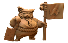 Load image into Gallery viewer, Capsule Chibi - Master Fugu with Flag
