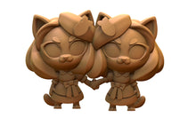 Load image into Gallery viewer, Capsule Chibi - The Meowing Twins
