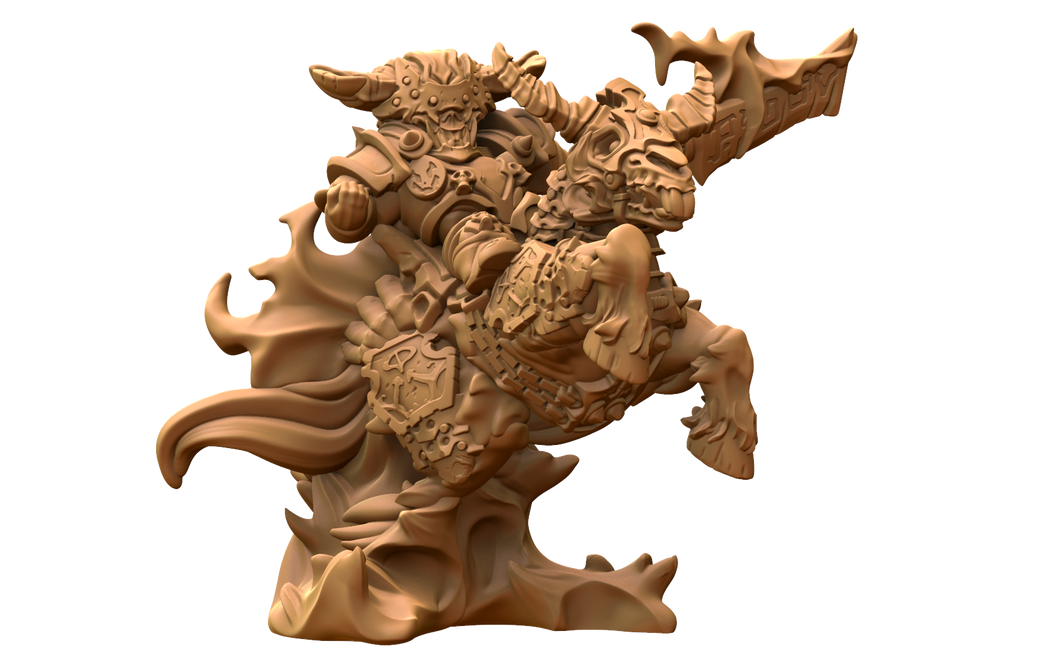 Capsule Chibi - Dethknight (Mounted) - Death Knight - Deathknight