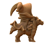 Load image into Gallery viewer, Capsule Chibi - D-World - Pale Rider - Death &amp; Binky
