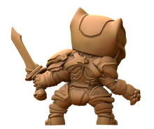 Load image into Gallery viewer, Capsule Chibi - Black Panther Knight (Sword)
