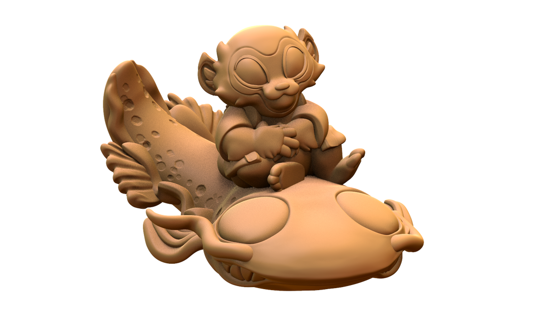 Capsule Chibi - Monkey King & Namazu