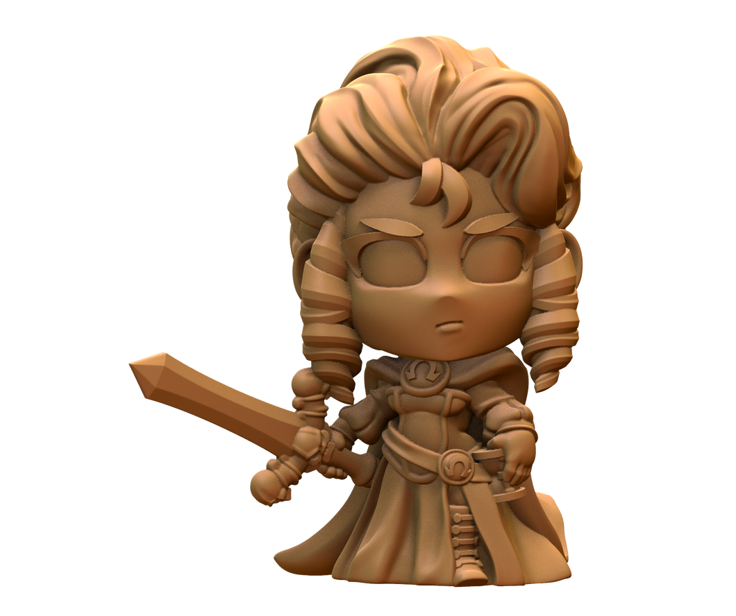 Capsule Chibi - D-World - Death Maiden W/Sword