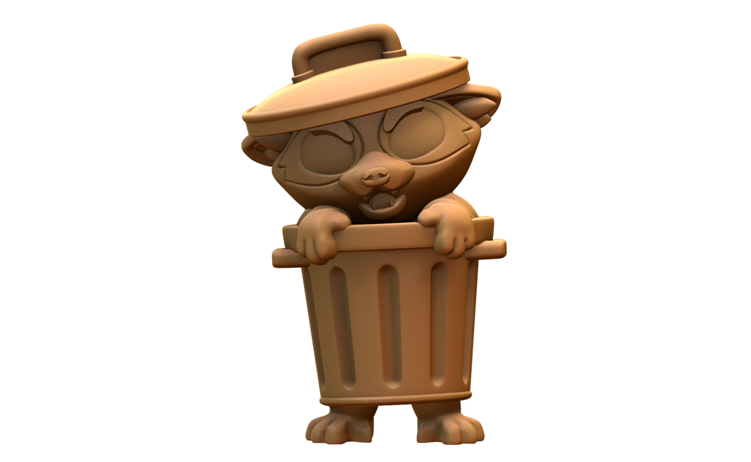 Capsule Chibi - Garbage Gang - Trash Can