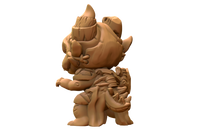 Load image into Gallery viewer, Capsule Chibi - Bone Order Dragonkin (Axe)
