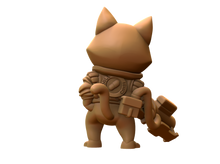 Load image into Gallery viewer, Capsule Chibi - Catneda - Cat Mercenary / Bounty Hunter

