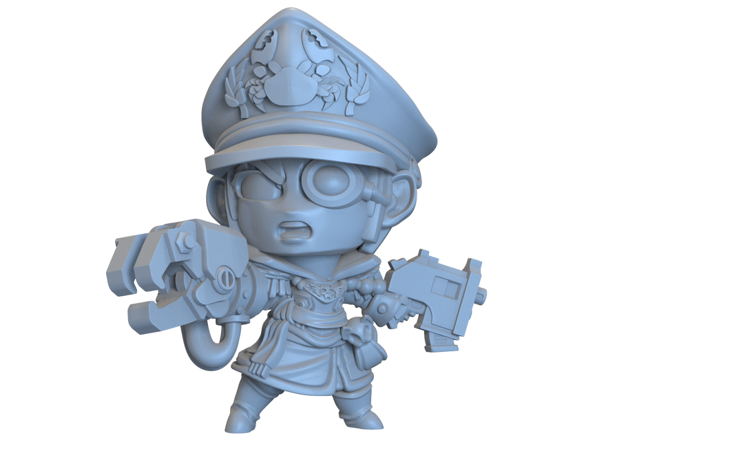 Chibi Mechanicute - Commissar Crab