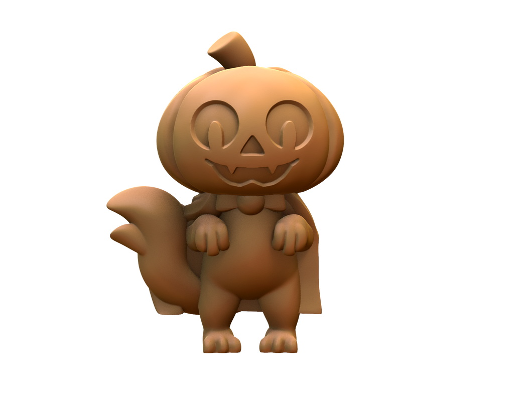 Capsule Chibi - Cat-O-Lantern