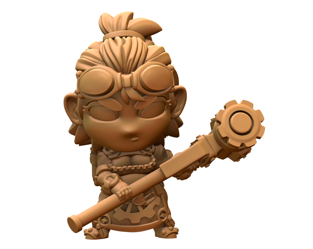 Capsule Chibi - Torque The Artificer W/Hammer