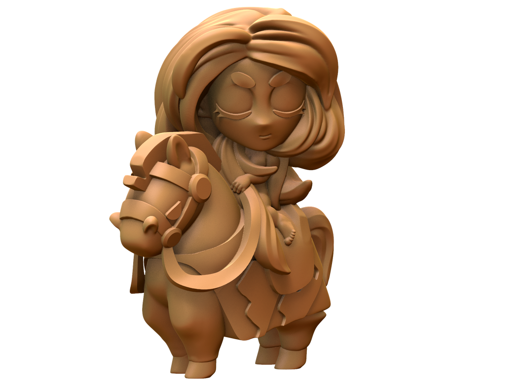 Capsule Chibi - Lady Godiva