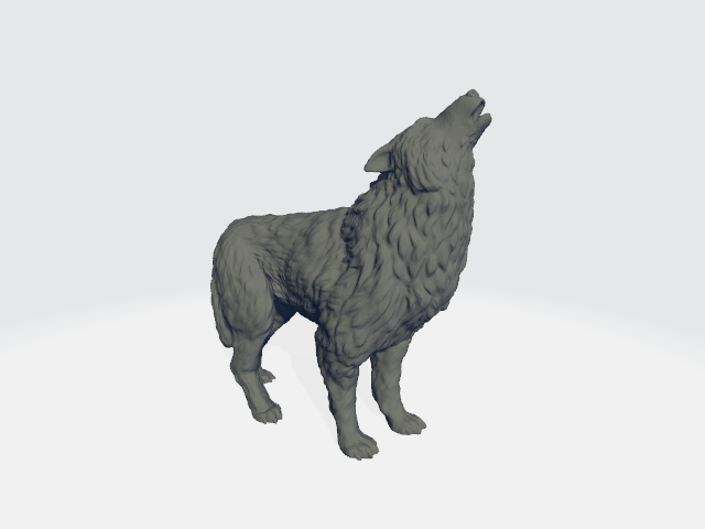 StoneAxe Miniatures - Wolf #1
